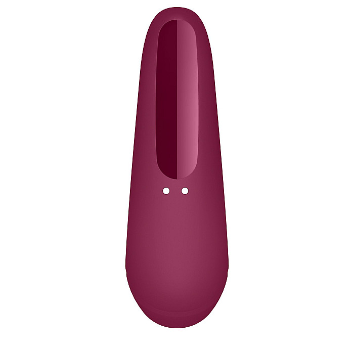 Вакуумный клиторальный стимулятор Satisfyer Curvy 1+ Rose Red с управлением через интернет