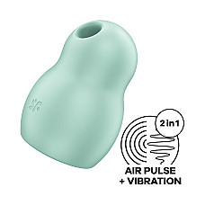 Вакуумный стимулятор с вибрацией Satisfyer Pro To Go 1 Mint