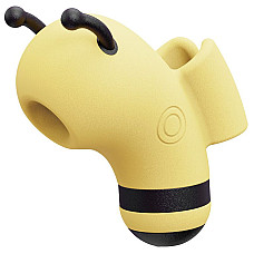 Вакуумный стимулятор с микротоками KISSTOY Beebe Yellow, на палец