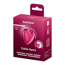Вакуумний стимулятор-серце з вібрацією Satisfyer Cutie Heart Battery Series