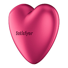 Вакуумний стимулятор-серце з вібрацією Satisfyer Cutie Heart Battery Series