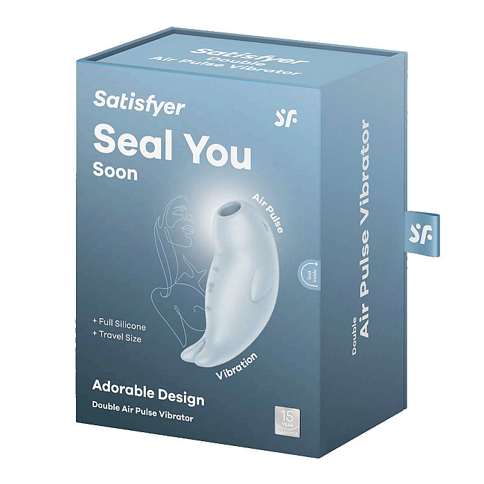 Вакуумный клиторальный стимулятор с вибрацией Satisfyer Seal You Soon, 2 независимых мотора