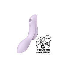 Вакуумный стимулятор с вибрацией Satisfyer Curvy Trinity 2 Violet