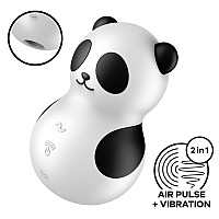 Вакуумний стимулятор з вібрацією Satisfyer Pocket Panda