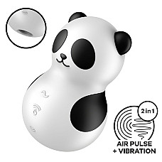 Вакуумний стимулятор з вібрацією Satisfyer Pocket Panda