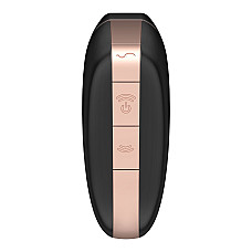 Вакуумный клиторальный стимулятор Satisfyer Love Triangle Black с управлением через интернет