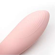 Вакуумный вибратор KISTOY Tina Mini Light Pink, вагинально-клиторальный