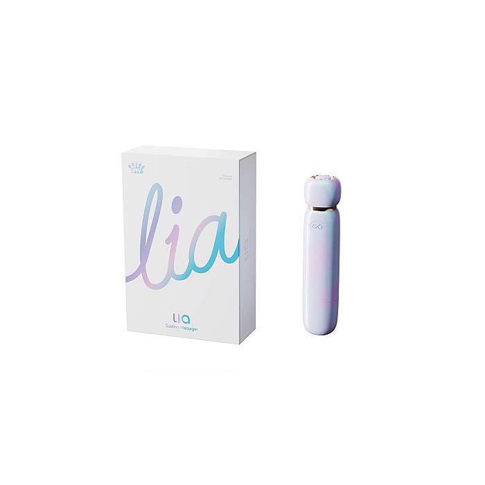 Вакуумный клиторальный стимулятор Zalo Lia Lavender Purple, 3 насадки, 3 режима, разная интенсивность