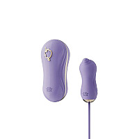 Набір 2в1 Zalo — UNICORN Violet, віброяйце + вакуумний стимулятор