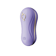 Набір 2в1 Zalo — UNICORN Violet, віброяйце + вакуумний стимулятор
