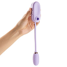 Вакуумный клиторальный стимулятор Otouch Louis Vibrate Purple с виброяйцом, в кейсе