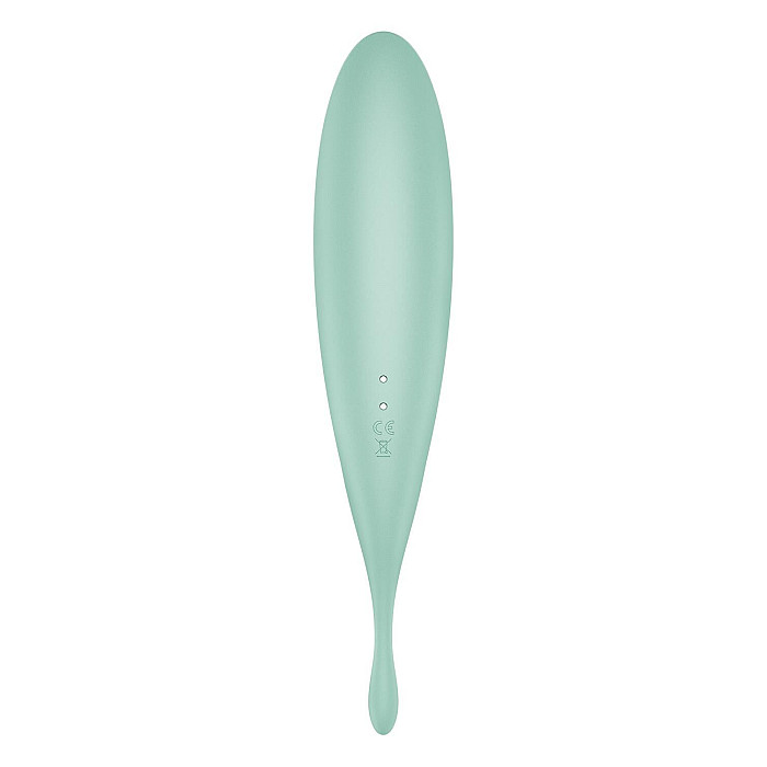 Смарт-вібратор для клітора з вакуумною стимуляцією Satisfyer Twirling Pro+ Mint