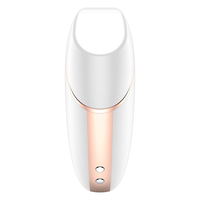 Вакуумний кліторальний стимулятор Satisfyer Love Triangle White з керуванням через інтернет