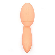 Вакуумный вибратор KISTOY Tina Mini Orange, вагинально-клиторальный