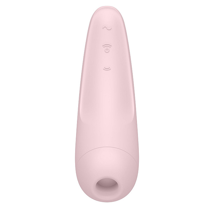 Вакуумний кліторальний стимулятор Satisfyer Curvy 2+ Pink з керуванням через інтернет