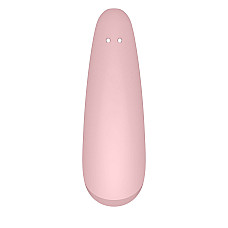 Вакуумный клиторальный стимулятор Satisfyer Curvy 2+ Pink с управлением через интернет