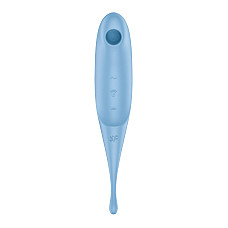 Вибратор для клитора с вакуумной стимуляцией Satisfyer Twirling Pro Blue