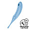 Вібратор для клітора з вакуумною стимуляцією Satisfyer Twirling Pro Blue