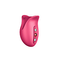 Вакуумний стимулятор Fun Factory Belle Raspberry, 11 режимів роботи, перезаряджуваний