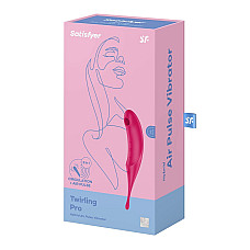 Вибратор для клитора с вакуумной стимуляцией Satisfyer Twirling Pro Red