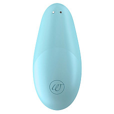 Вакуумный клиторальный стимулятор Womanizer Liberty Blue, магнитная крышка, 2 насадки