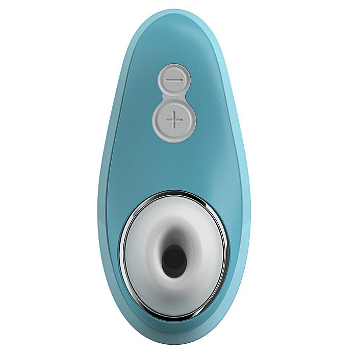 Вакуумний кліторальний стимулятор Womanizer Liberty Blue, магнітна кришка, 2 насадки