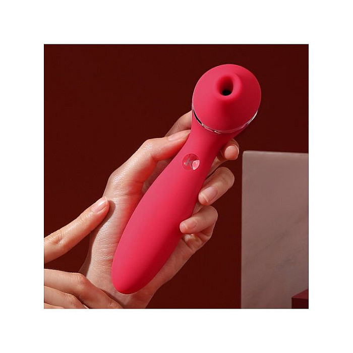 Вакуумный вибратор KISTOY Polly Plus Red
