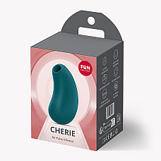 Вакуумний стимулятор Fun Factory Cherie Bottle Green, 12 режимів вібрації, 11 рівнів вакууму
