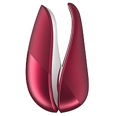 Вакуумный клиторальный стимулятор Womanizer Liberty Red, магнитная крышка, 2 насадки
