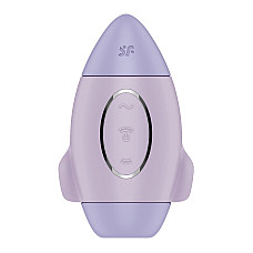 Вакуумний стимулятор з вібрацією Satisfyer Mission Control Violet, 2 незалежні мотори