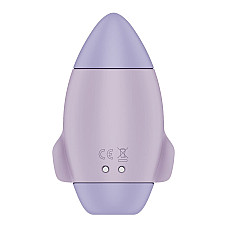 Вакуумний стимулятор з вібрацією Satisfyer Mission Control Violet, 2 незалежні мотори