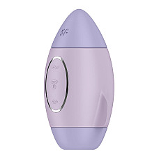Вакуумний стимулятор з вібрацією Satisfyer Mission Control Violet, 2 незалежні мотори