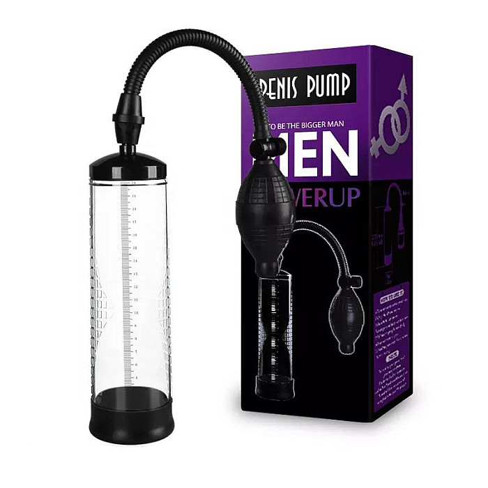 Вакуумная помпа с ручной «грушей» Men Powerup
