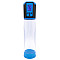 Автоматическая вакуумная помпа Men Powerup Passion Pump Blue, LED-табло, перезаряжаемая, 8 режимов