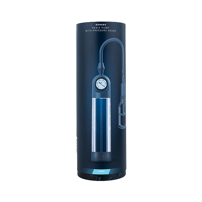 Вакуумная помпа для пениса Boners Penispump With Pressure Gauge