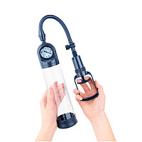 Вакуумна помпа для пеніса Boners Penispump With Pressure Gauge
