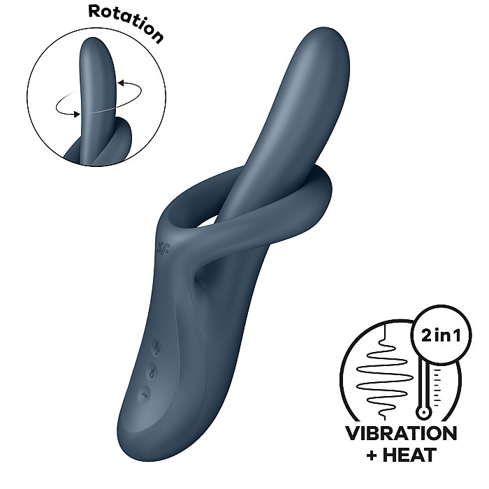 Вібратор Satisfyer Heat Flex 4 Grey