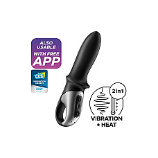 Анальный смарт вибратор с подогревом Satisfyer Hot Passion