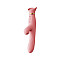 Вібратор з підігрівом та вакуумною стимуляцією клітора Zalo - ROSE Vibrator Strawberry Pink