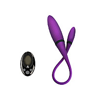 Вибратор двусторонний Adrien Lastic AD-2 с пультом LRS