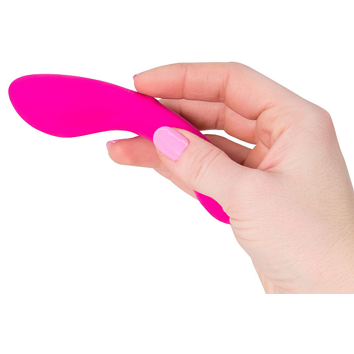 Минивибратор The Mini Swan Wand, два вибромотора, для вагинально-клиторальной стимуляции