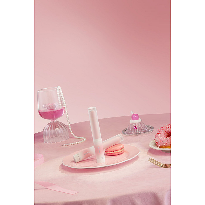 Липстик-вибратор KISSTOY Pop Cherry, 7 режимов, 2 мотора, гибкий, подогрев
