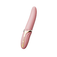 Вибратор Zalo – EVE Sakura Pink, вибрация + ротация, имитация язычка, подогрев до 39 °C