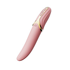 Вибратор Zalo – EVE Sakura Pink, вибрация + ротация, имитация язычка, подогрев до 39 °C