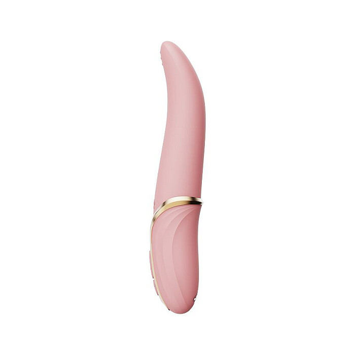 Вибратор Zalo – EVE Sakura Pink, вибрация + ротация, имитация язычка, подогрев до 39 °C