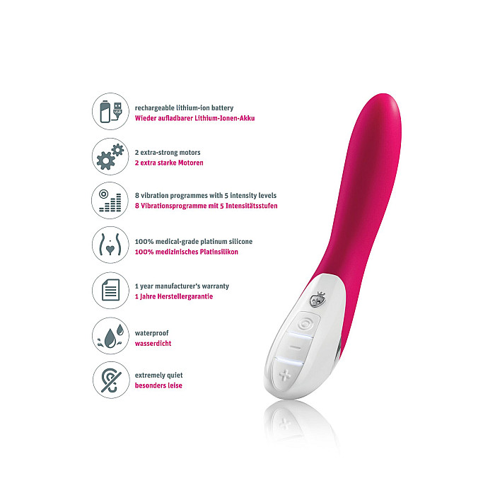 Вібратор Mystim Elegant Eric Pink
