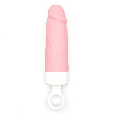 Вибратор CuteVibe Teddy Brown (Pink Dildo), реалистичный вибратор под видом мороженого