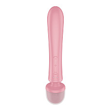 Вибратор-кролик с вибромассажером Satisfyer Triple Lover Pink, 3 мотора