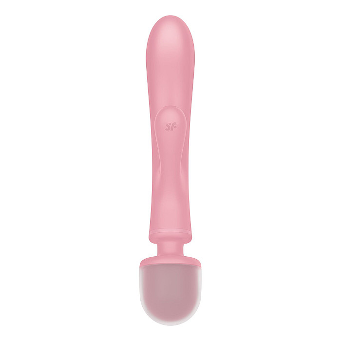 Вібратор-кролик з вібромасажером Satisfyer Triple Lover Pink, 3 мотори