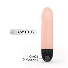 Вибратор Dorcel Real Vibration S Flesh 2.0, диам 3,7см, перезаряжаемый, для точки G